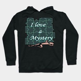 I love a Mystery Green Puzzle Hoodie